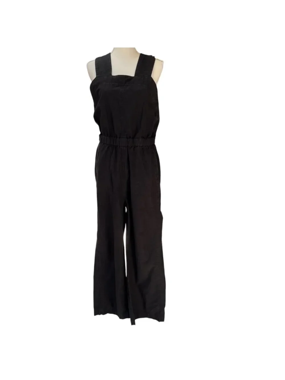 Everlane The Fatigue Apron Jumpsuit Black Size 2
